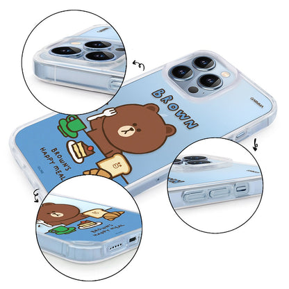 GARMMA Line Friends Happy Meal Air Cushion TPU+PC Back Case Cover