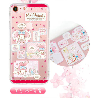 apbs Hello Kitty & My Melody & Little Twin Stars Air Cushion Diamonds TPU Cover Case