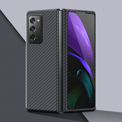 Oatsbasf Luxury Pure Carbon Fiber Case for Samsung Foldable Smartphones