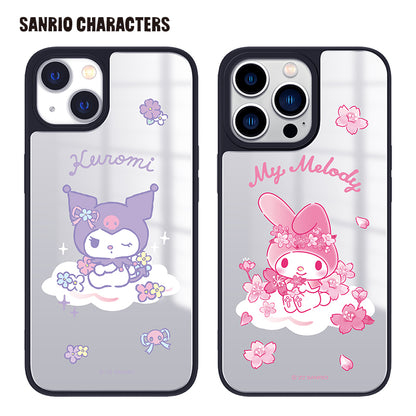 UKA Sanrio Characters Cherry Blossom Mirror Back Case Cover