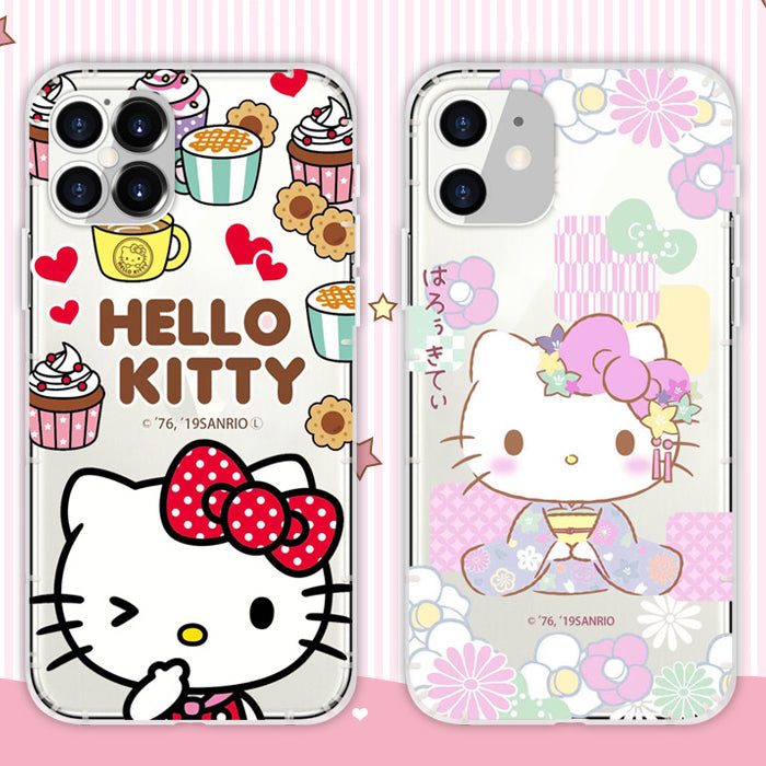 Sanrio Hello Kitty & My Melody & Little Twin Stars Shockproof Air Bag Soft Back Case Cover