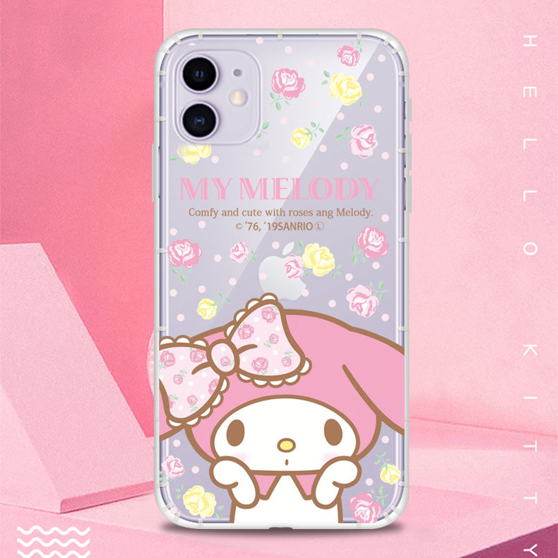 Sanrio Hello Kitty & My Melody & Little Twin Stars Shockproof Air Bag Soft Back Case Cover