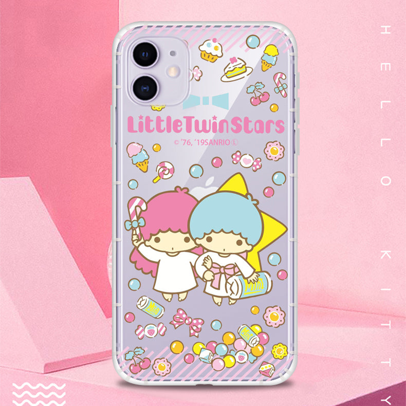 Sanrio Hello Kitty & My Melody & Little Twin Stars Shockproof Air Bag Soft Back Case Cover