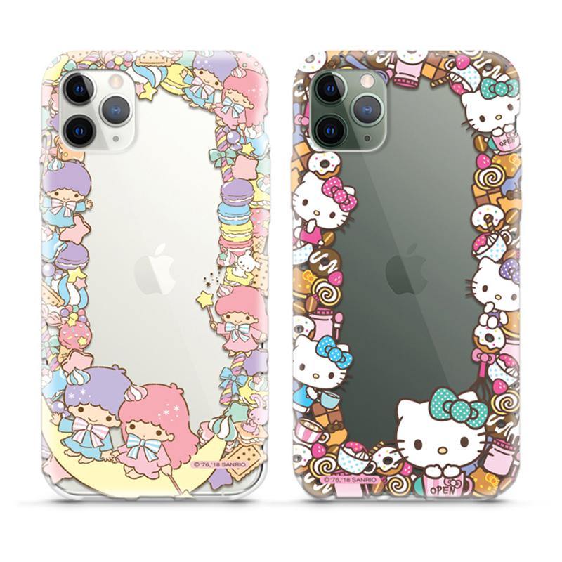 Sanrio Characters Lace Clear Shockproof Soft Back Case Cover - Armor King Case