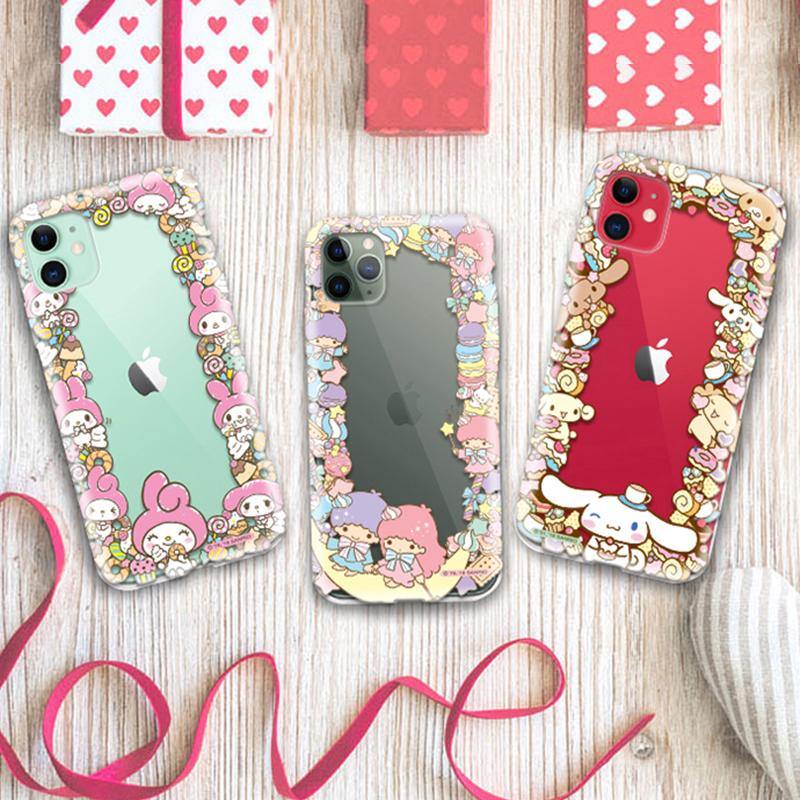 Sanrio Characters Lace Clear Shockproof Soft Back Case Cover - Armor King Case