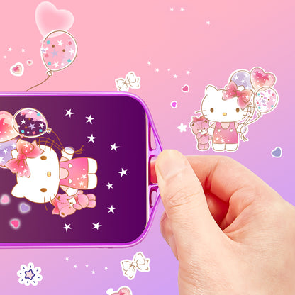 UKA Sanrio Characters Air Cushion Glitter Quicksand Back Case Cover