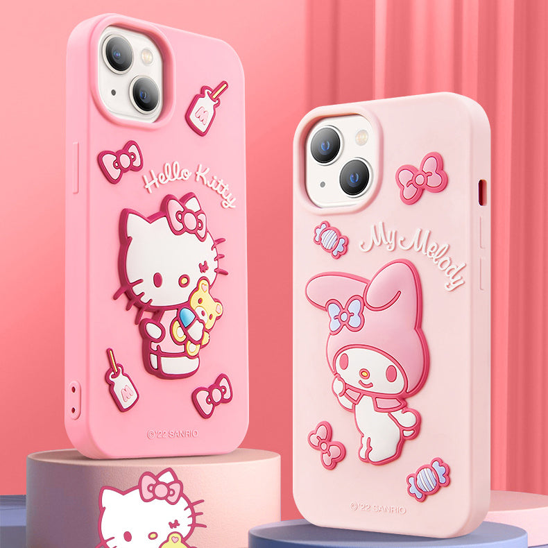 UKA Sanrio Characters Shockproof 3D Silicone Back Case Cover