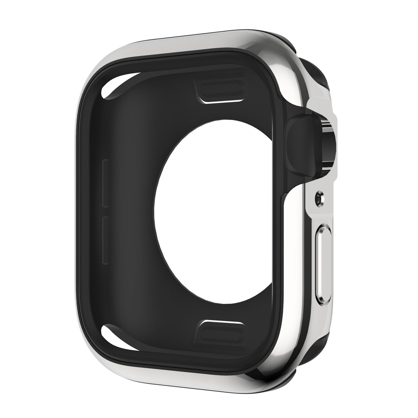 SwitchEasy Odyssey Modern Aluminum Metal + Bayer TPU Bumper Frame Case for Apple Watch