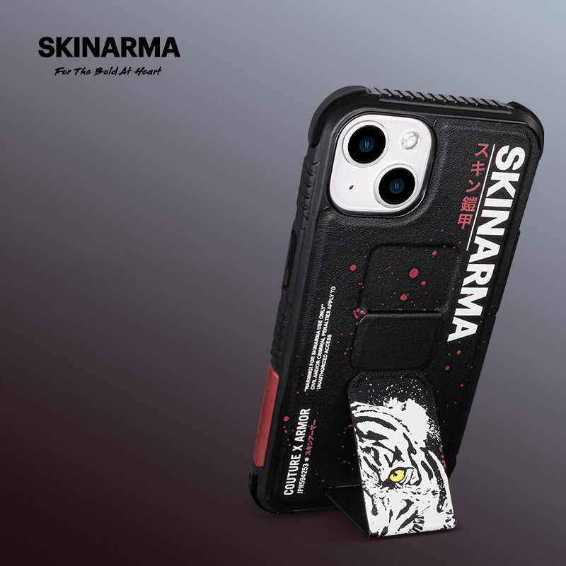 Skinarma Tora Invisible Grip Stand Back Cover Case