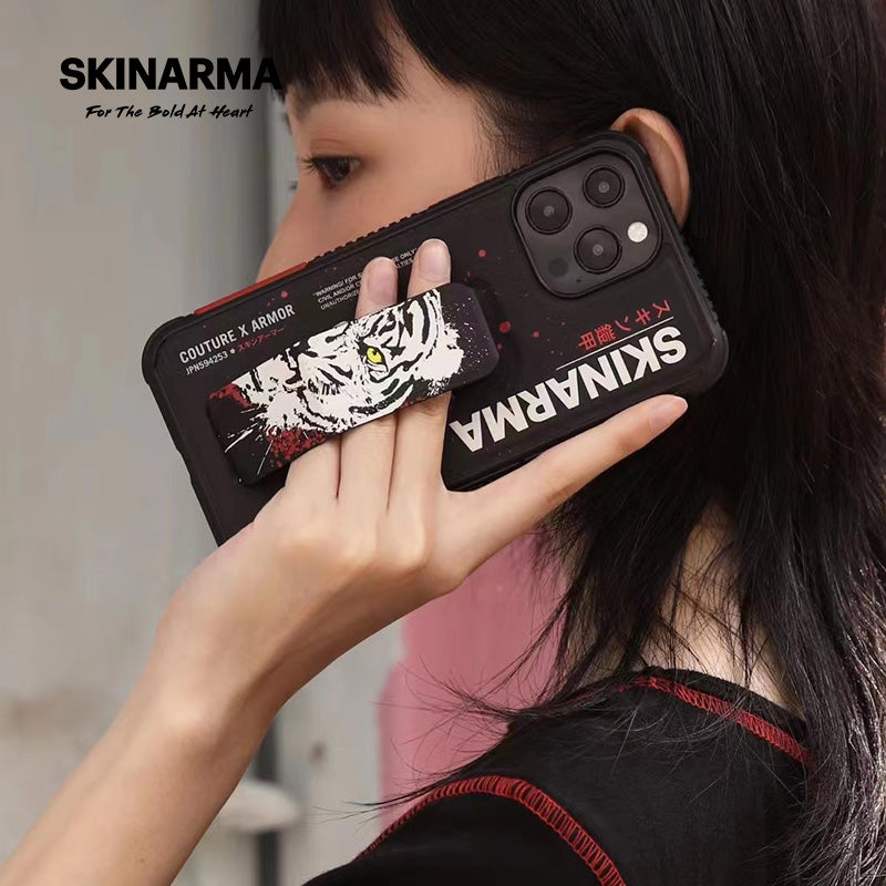 Skinarma Tora Invisible Grip Stand Back Cover Case