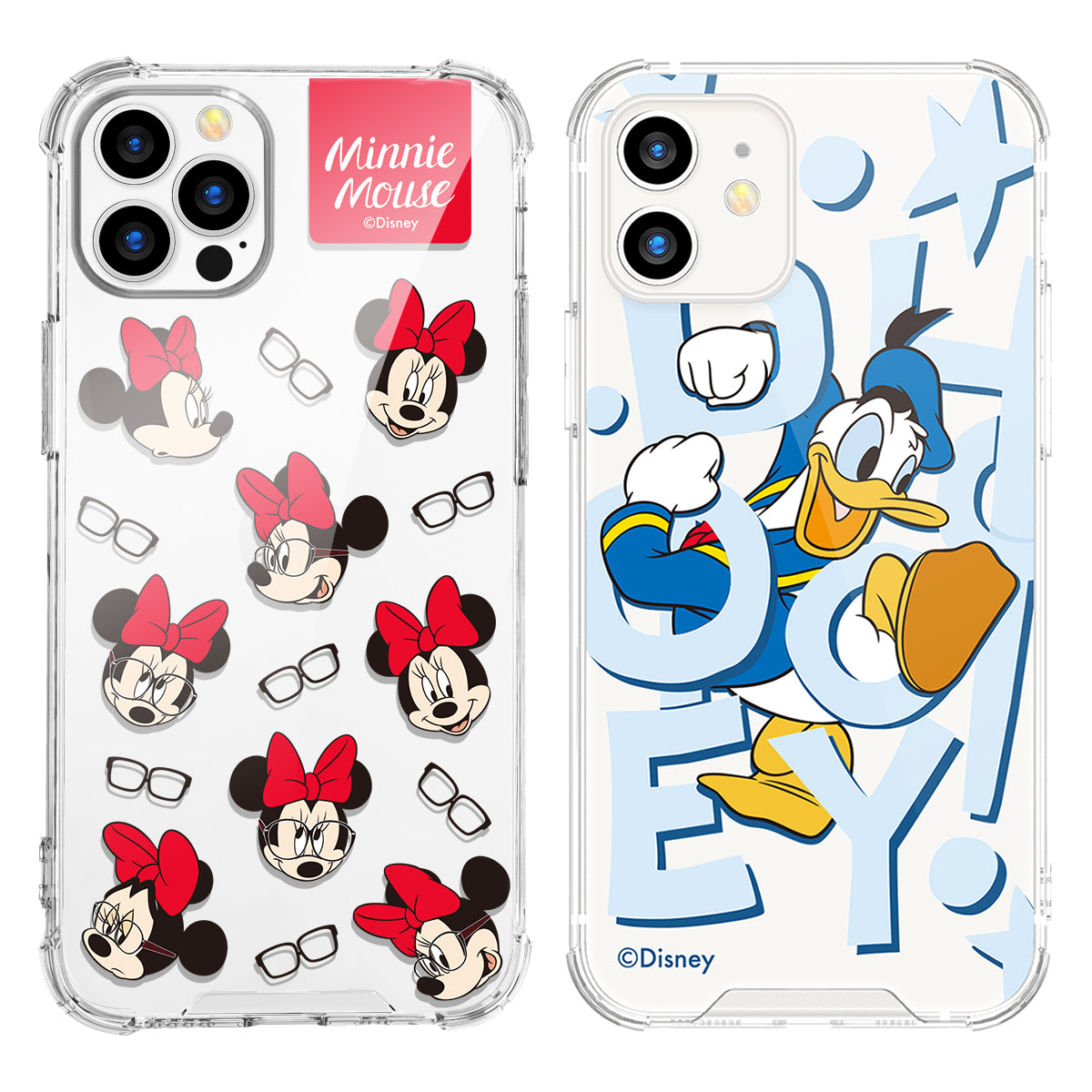 UKA Disney Shockproof Air Cushion TPU+PC Clear Back Case Cover