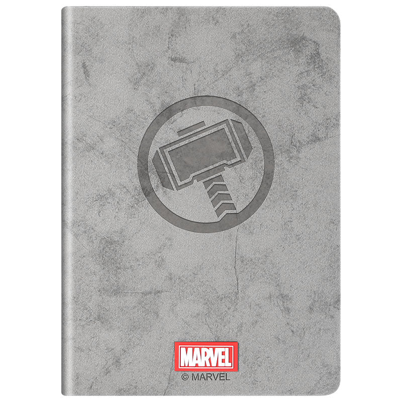 UKA Marvel Avengers Auto Sleep Folio Stand Fabric Case Cover for Apple iPad