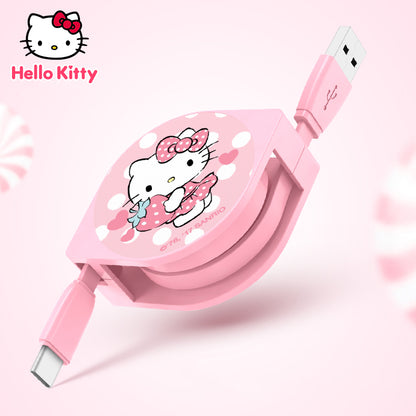 UKA Hello Kitty 1M Extracted Extension Apple Lightning / Type-C Cable