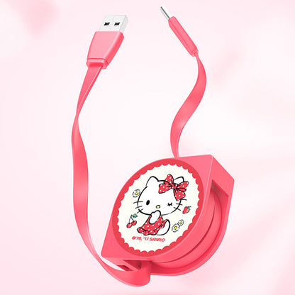 UKA Hello Kitty 1M Extracted Extension Apple Lightning / Type-C Cable