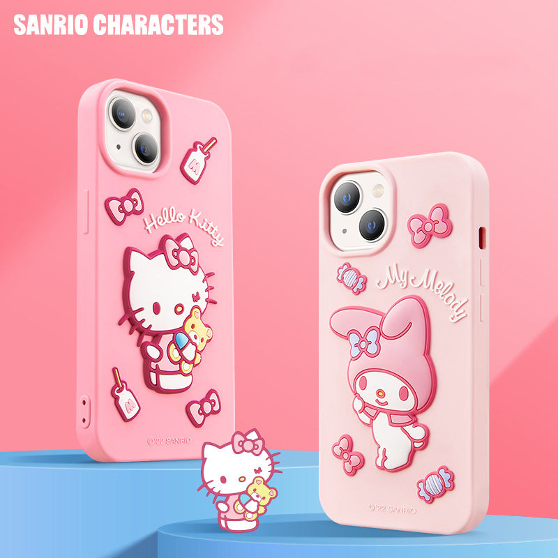 UKA Sanrio Characters Shockproof 3D Silicone Back Case Cover