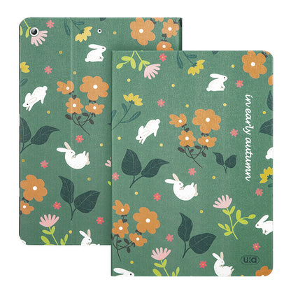 UKA Autumn Coming Auto Sleep Folio Stand Leather Case Cover for iPad Air (2019) 10.5-inch