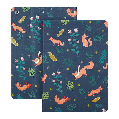 UKA Autumn Coming Auto Sleep Folio Stand Leather Case Cover for iPad Air (2019) 10.5-inch