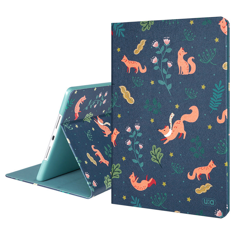 UKA Autumn Coming Auto Sleep Folio Stand Leather Case Cover for iPad Air (2019) 10.5-inch