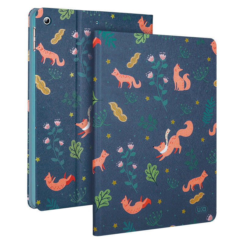 UKA Autumn Coming Auto Sleep Folio Stand Leather Case Cover for iPad Air (2019) 10.5-inch