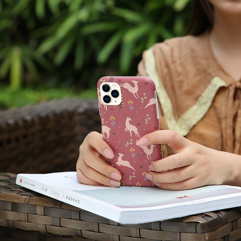 UKA Autumn Coming Colorful Shockproof Back Case Cover for Apple iPhone 11 series