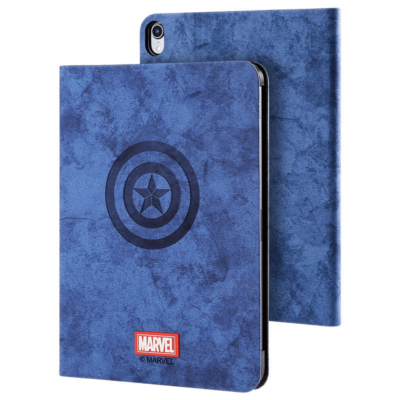 UKA Marvel Avengers Auto Sleep Folio Stand Fabric Case Cover for Apple iPad Pro 11-inch (2018)