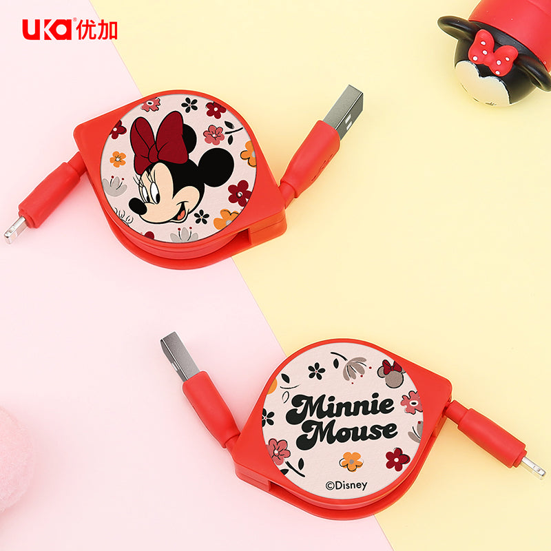 UKA Disney Mickey Mouse 1M Apple Lightning / Type-C Extracted Extension Cable