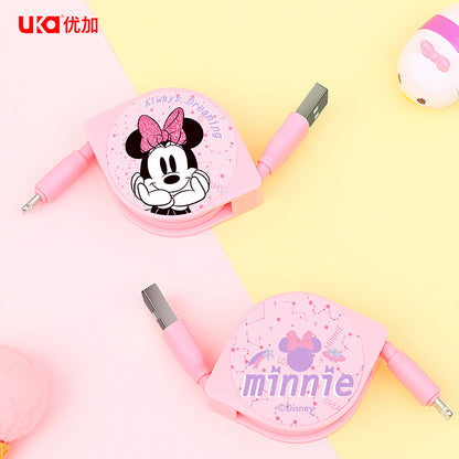 UKA Disney Mickey Mouse 1M Apple Lightning / Type-C Extracted Extension Cable