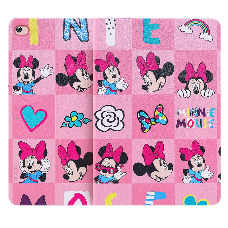 UKA Disney Mickey & Friends Auto Sleep Folio Stand Silk Leather Case Cover