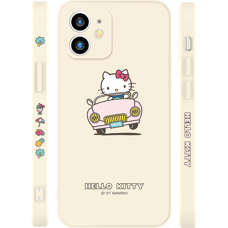 UKA Hello Kitty Side Print Liquid Silicone Case Cover