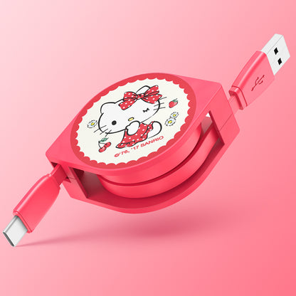 UKA Hello Kitty 1M Extracted Extension Apple Lightning / Type-C Cable