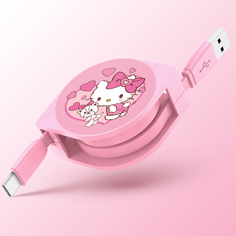 UKA Hello Kitty 1M Extracted Extension Apple Lightning / Type-C Cable