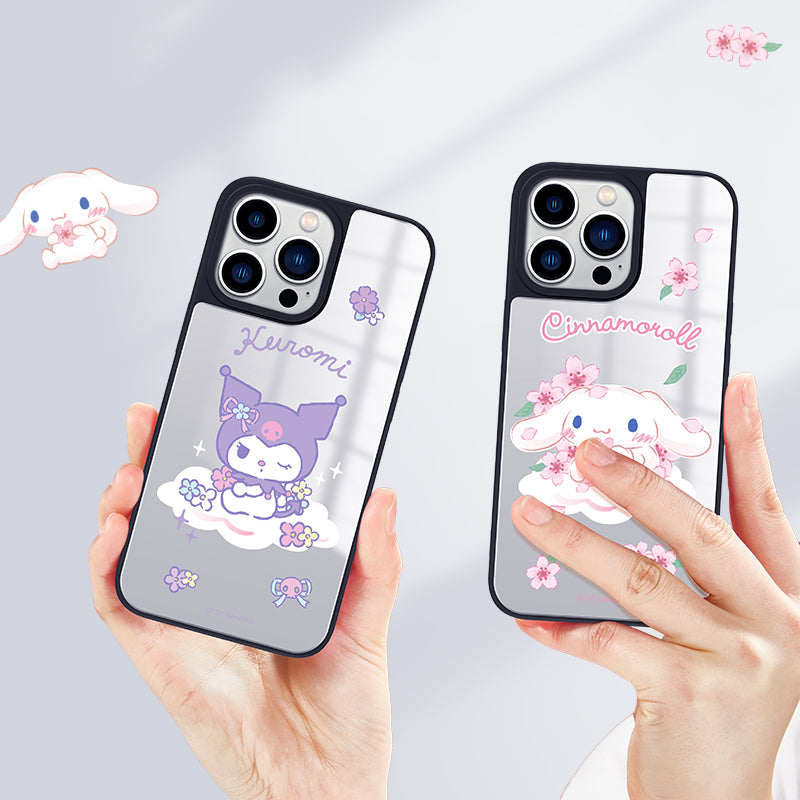 UKA Sanrio Characters Cherry Blossom Mirror Back Case Cover