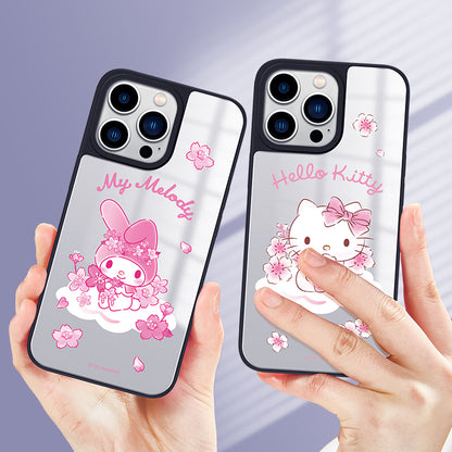 UKA Sanrio Characters Cherry Blossom Mirror Back Case Cover