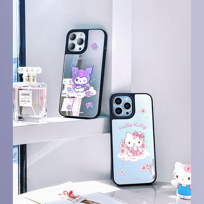 UKA Sanrio Characters Cherry Blossom Mirror Back Case Cover