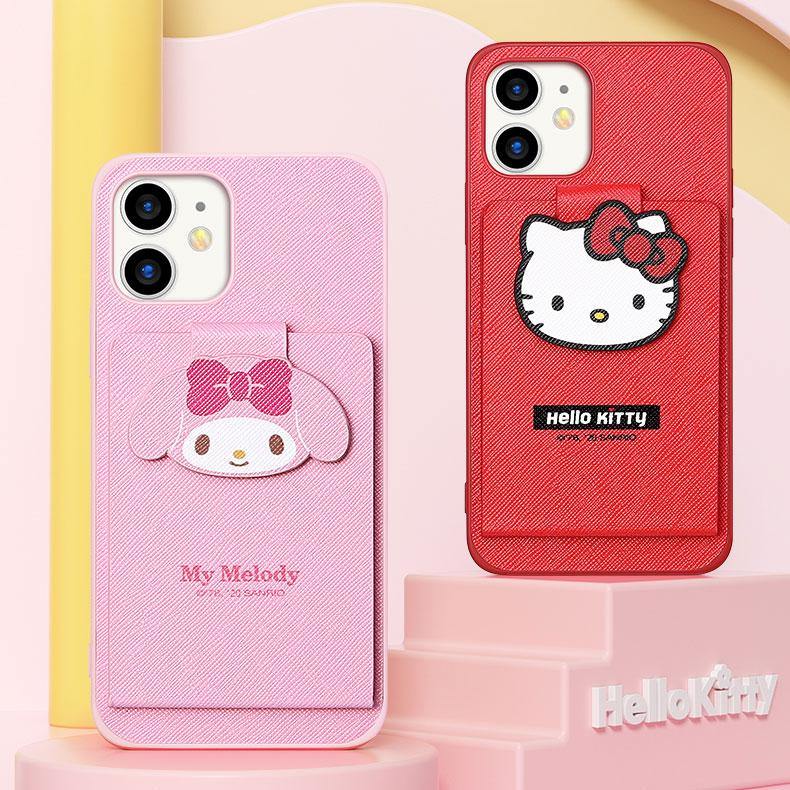 UKA Sanrio Cartoon Magnetic Bracket Card Holder Case Cover - Armor King Case