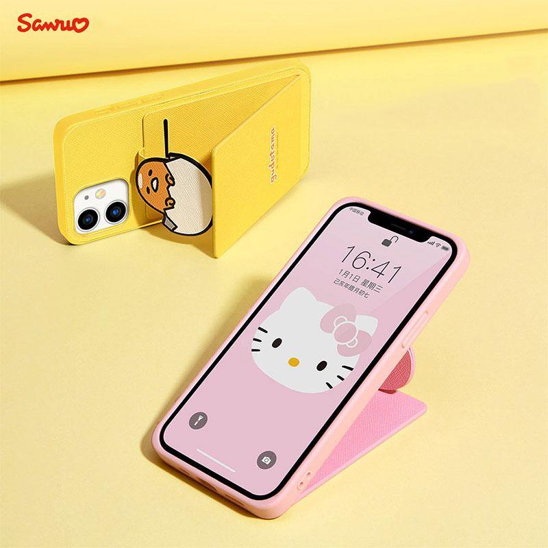 UKA Sanrio Cartoon Magnetic Bracket Card Holder Case Cover - Armor King Case