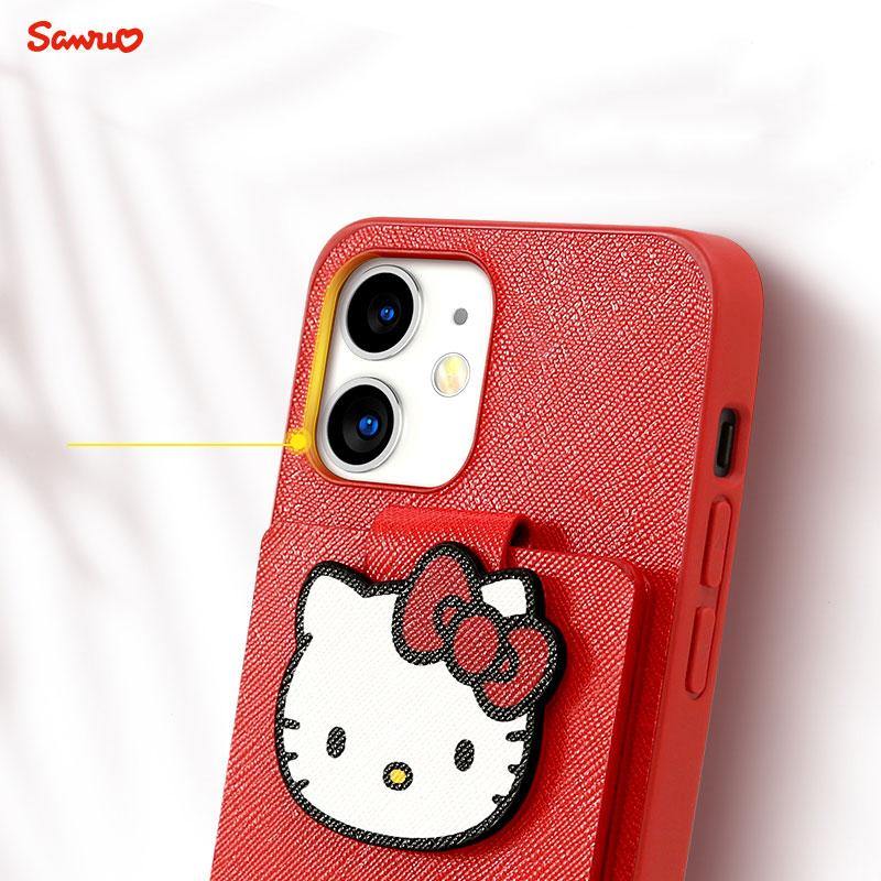 UKA Sanrio Cartoon Magnetic Bracket Card Holder Case Cover - Armor King Case