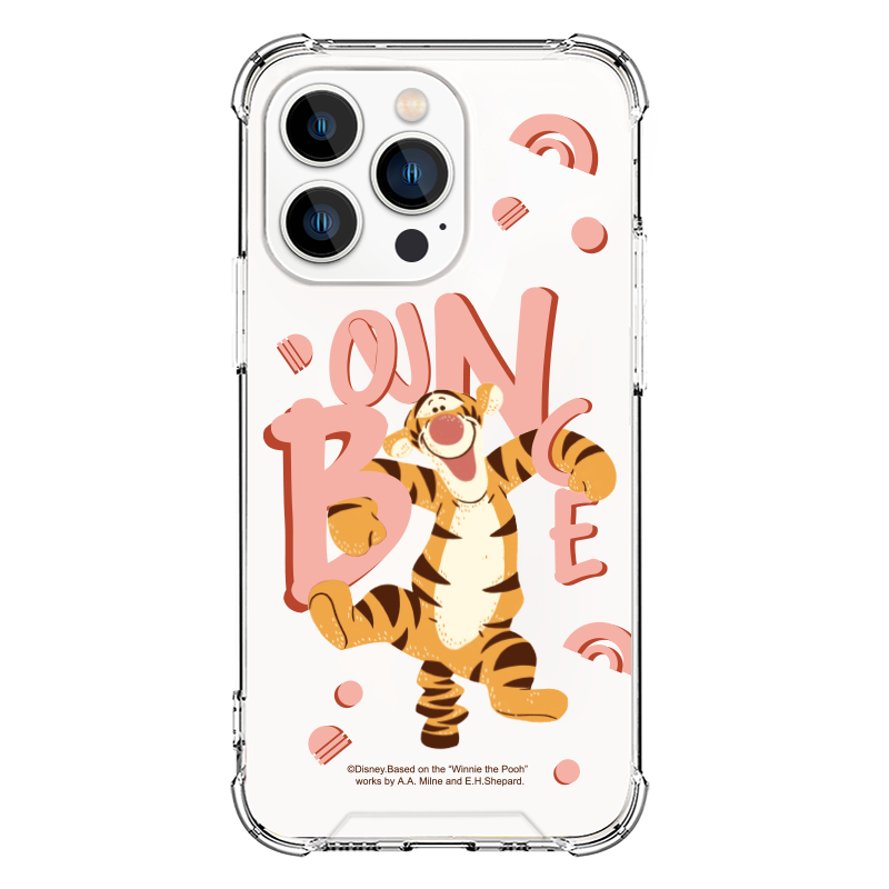 UKA Disney Winnie the Pooh Anti-fall Clear PC+TPU Magnetic MagSafe Case Cover
