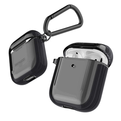 X-Doria Defense Clear Apple AirPods 2&1 Charging Case Cover with Carabiner Clip