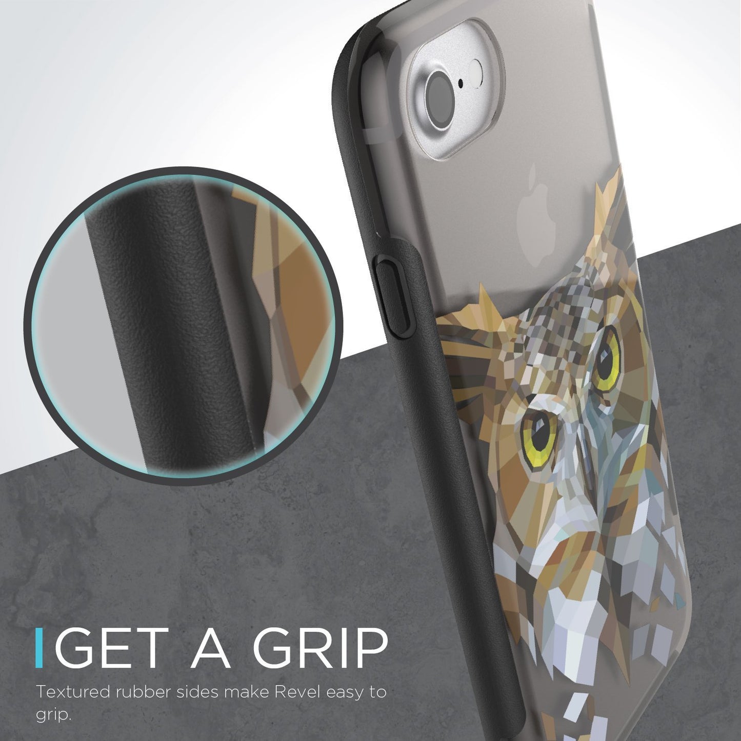 X-Doria Revel Impact Resistance Hard PC Case Cover for Apple iPhone 8/7/SE (2022/2020)