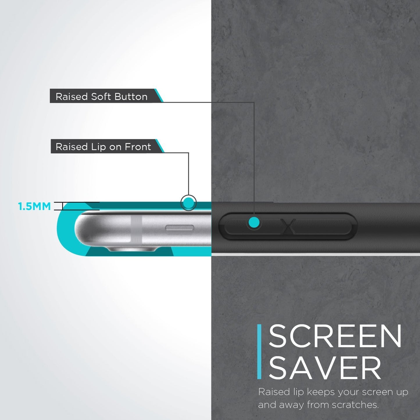 X-Doria Revel Impact Resistance Hard PC Case Cover for Apple iPhone 8/7/SE (2022/2020)