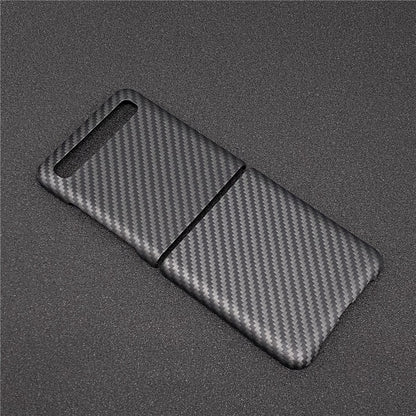 Oatsbasf Luxury Pure Carbon Fiber Case for Samsung Foldable Smartphones